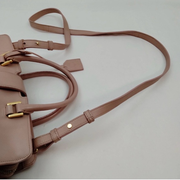 Yves Saint Laurent Pink Leather Handbag - Picture 6 of 11